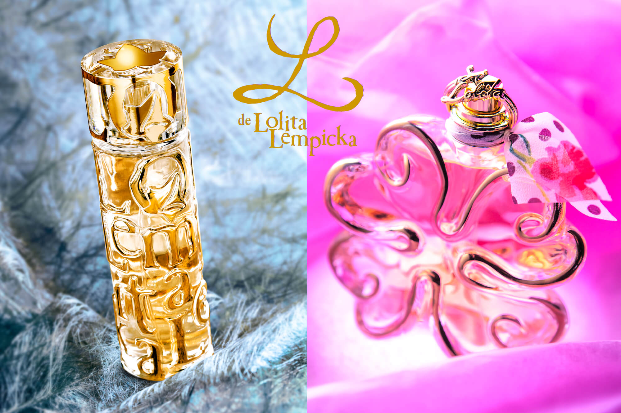 photo pour Lolita Lempicka, shooting de deux parfums dans leur ambiance respective par Antoine Duchene photographe
