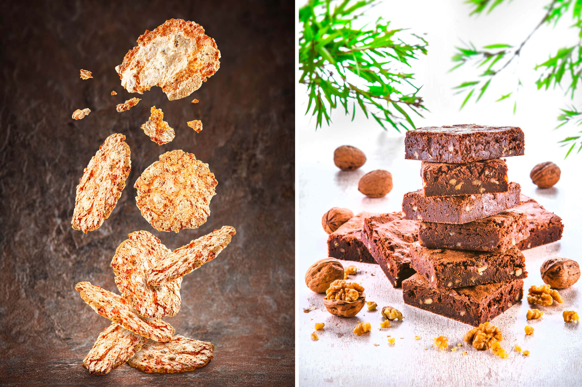 photo des Craquants et brownies au chocolat pour la Sté Les Niniches en Bretagne par Antoine Duchene photographe