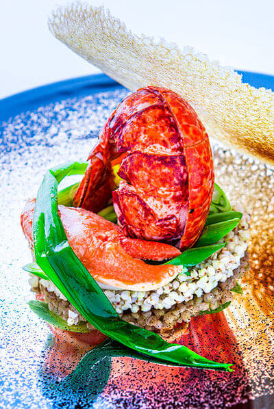 Photographe culinaire antoine duchene photographe pour restaurant gastronomique Le Grand Largue