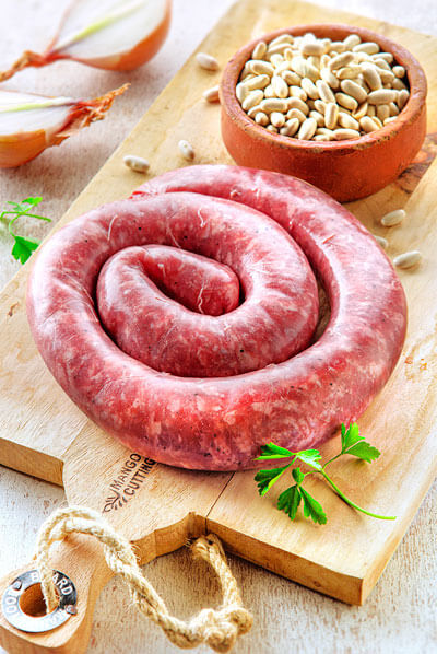 Photographe culinaire antoine duchene photographe pour la société Jean Floch saucisse de Toulouse