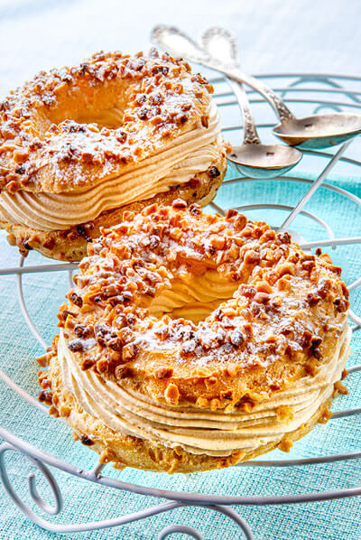 Photographe culinaire antoine duchene photographe recette du Paris Brest