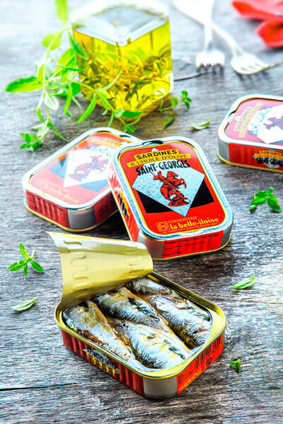 Photographe culinaire antoine duchene photographe pour les sardines La Belle Iloise