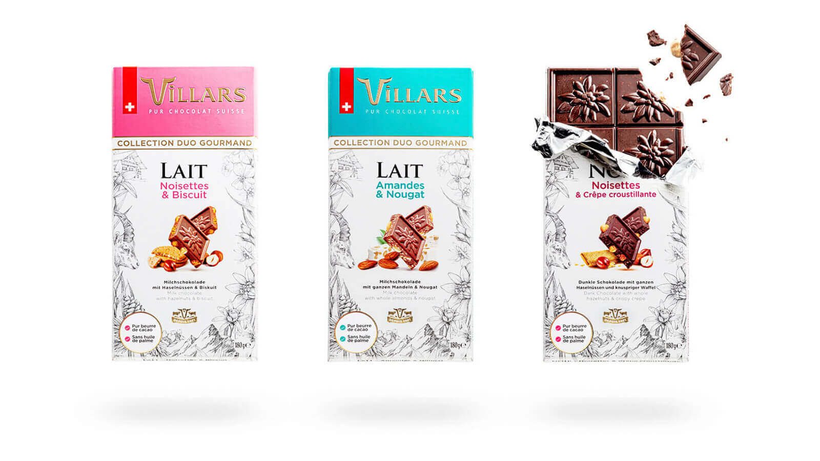 photo pour les chocolats suisse villars par Antoine Duchene photographe