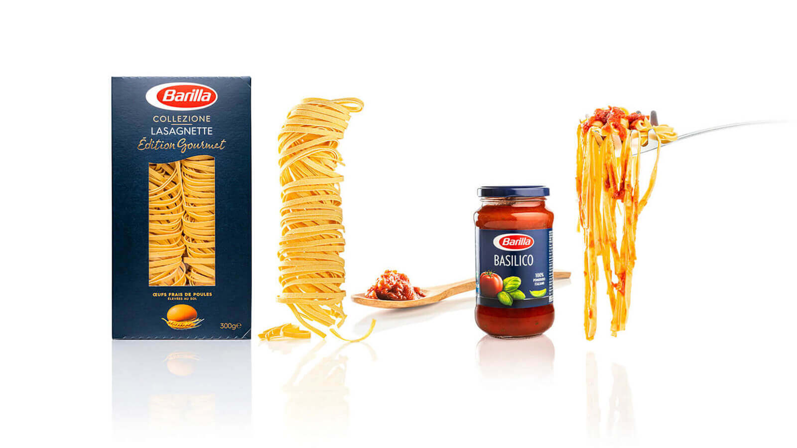 photo pour les pâtes barilla par Antoine Duchene photographe